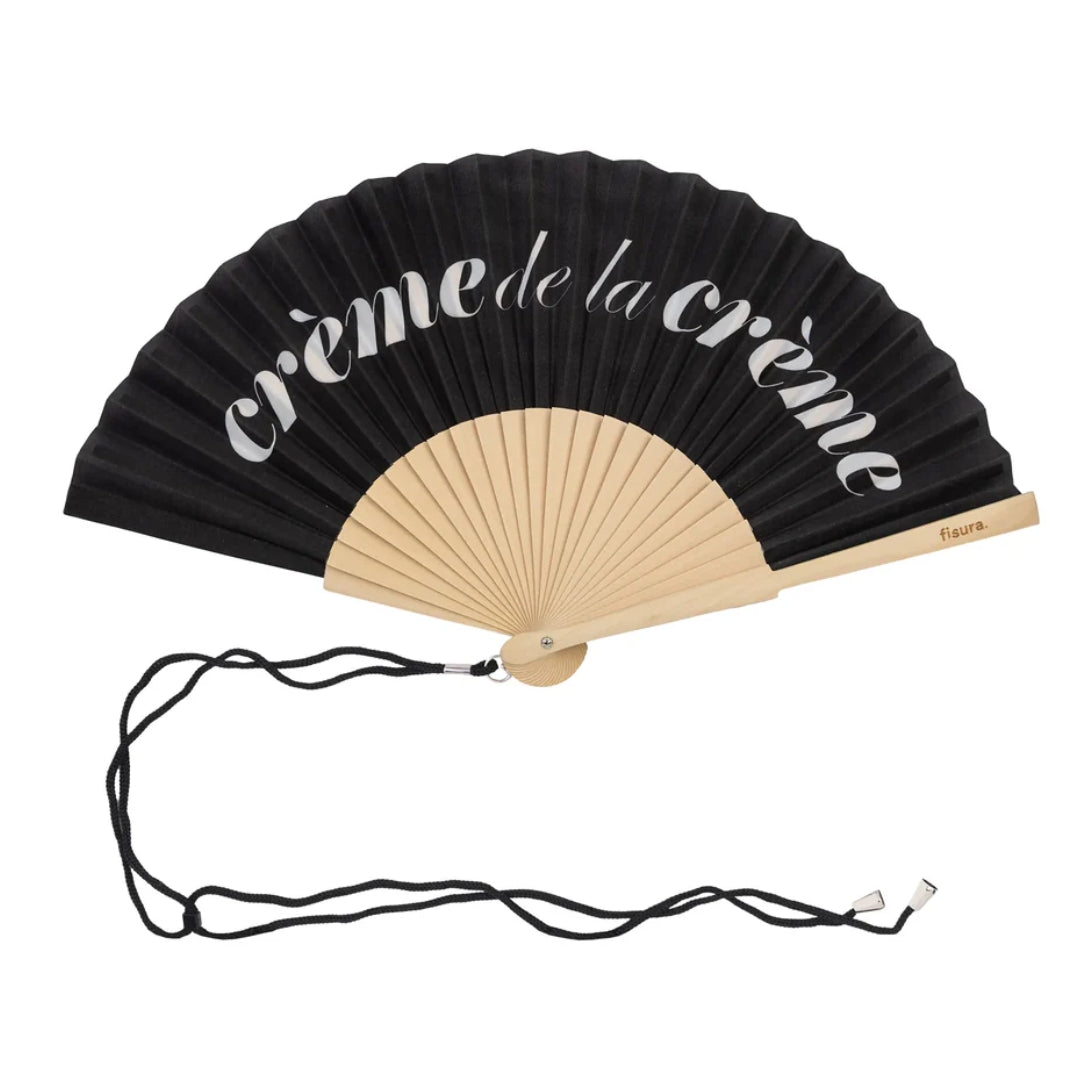 Textile Hand Fan | Creme De La Creme