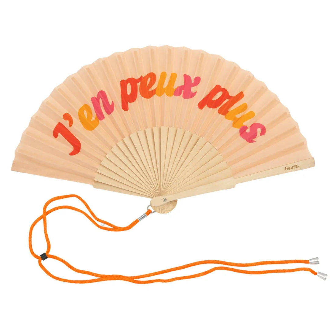 Textile Hand Fan | J'en Peux Plus
