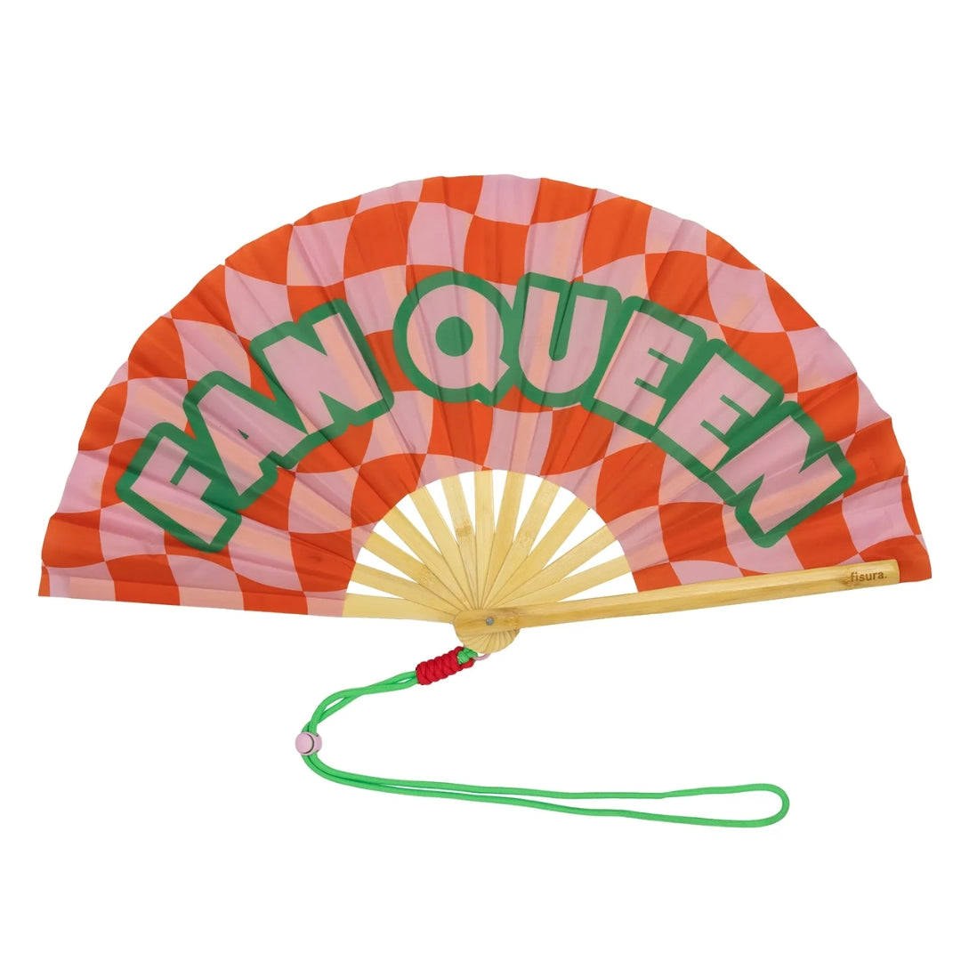 XXL Textile Hand Fan | Fan Queen