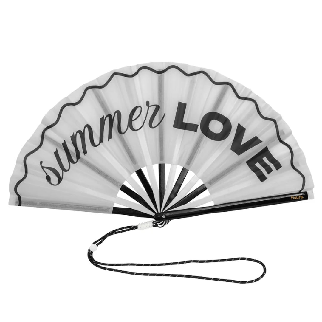 XXL Textile Hand Fan | Summer Love