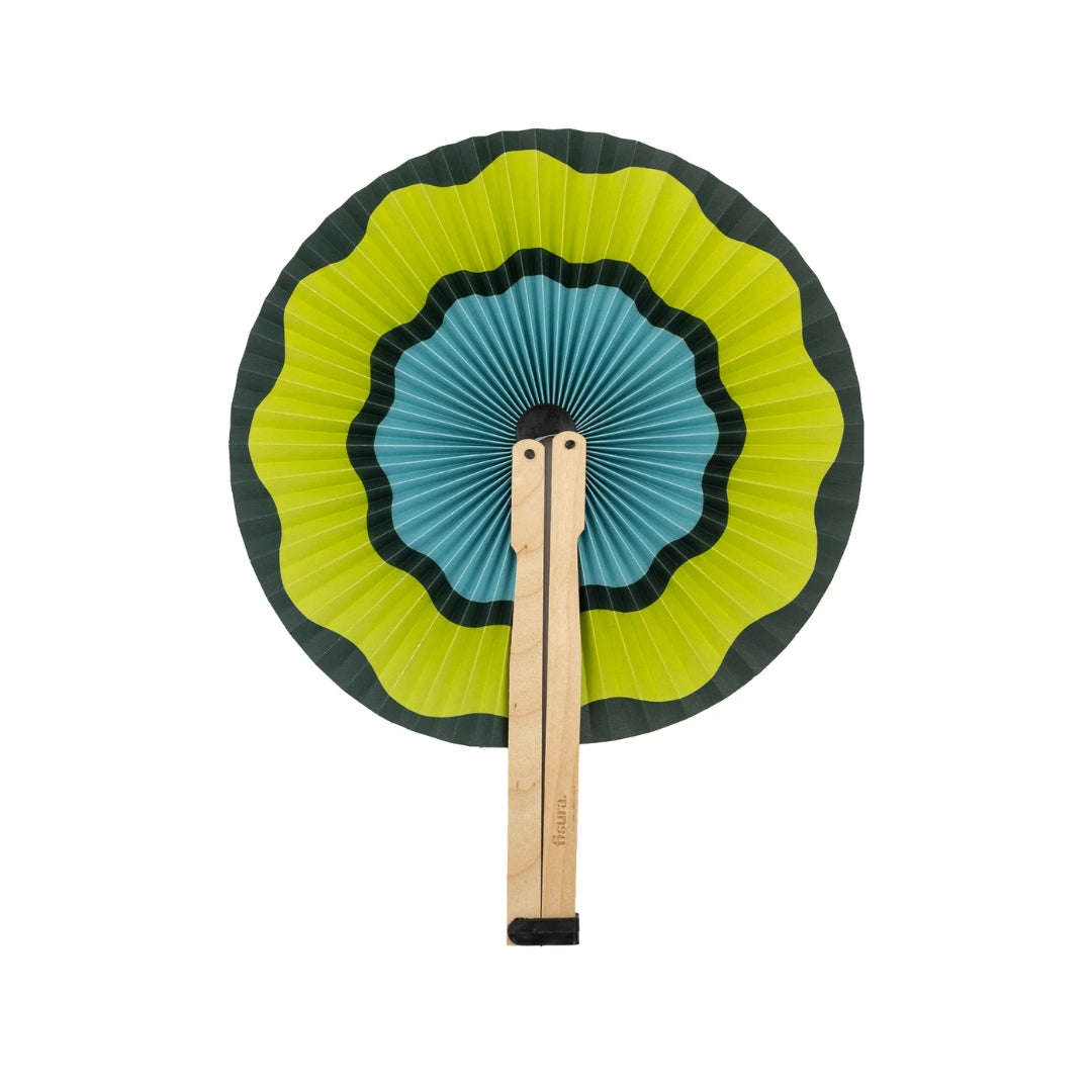 Pai Pai Fan | Green Waves
