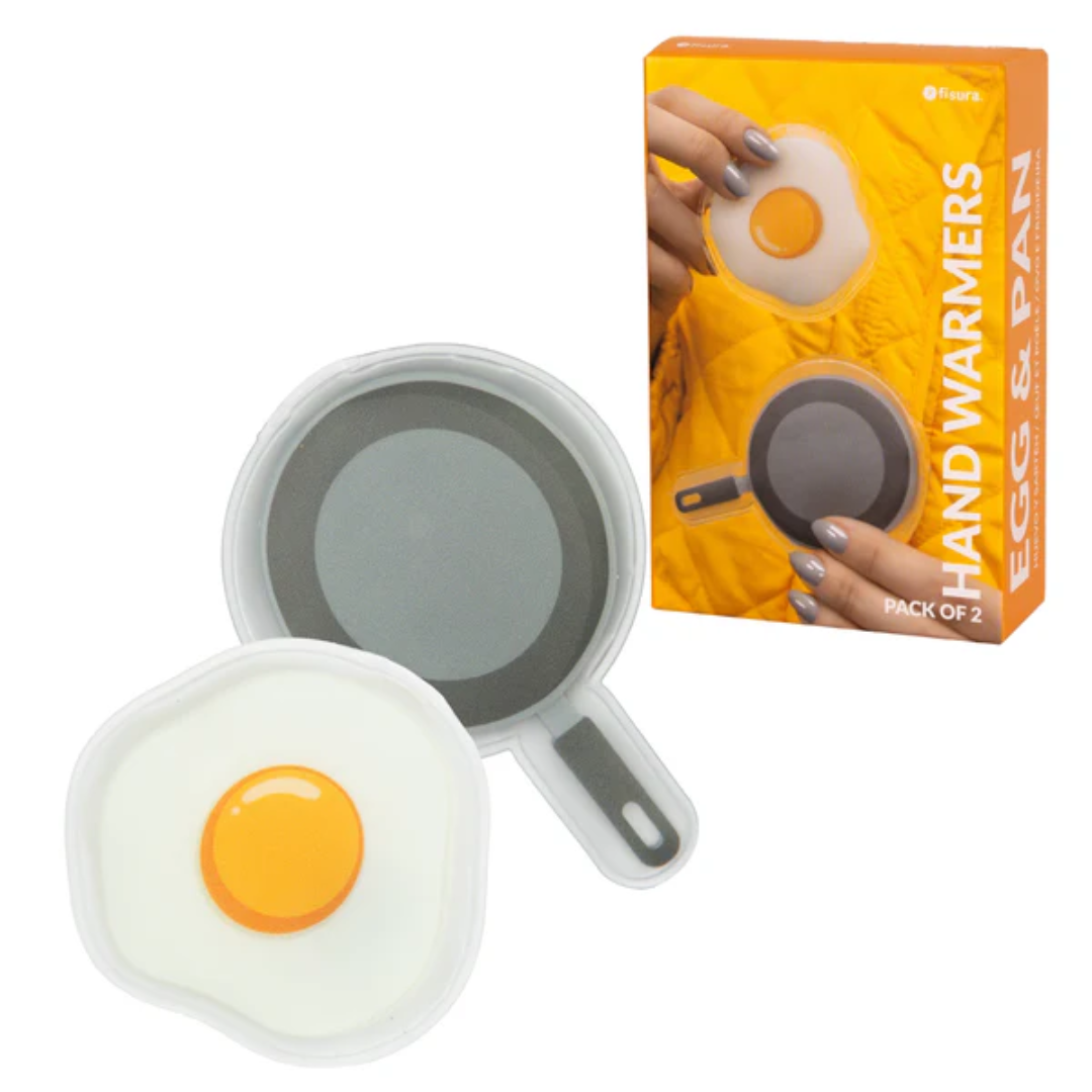 Reusable Handwarmer Pack Of 2 | Egg & Pan