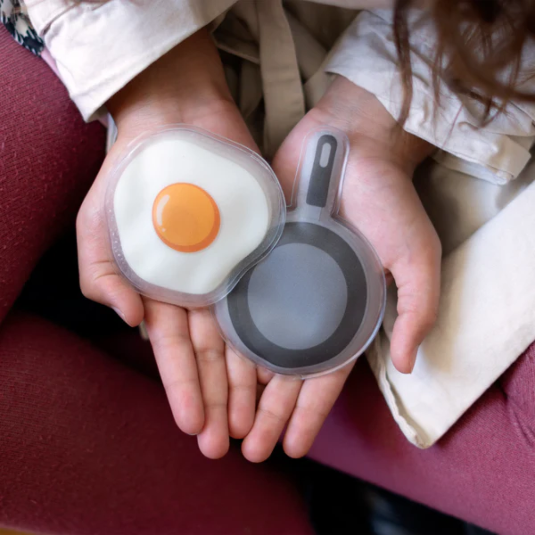 Reusable Handwarmer Pack Of 2 | Egg & Pan