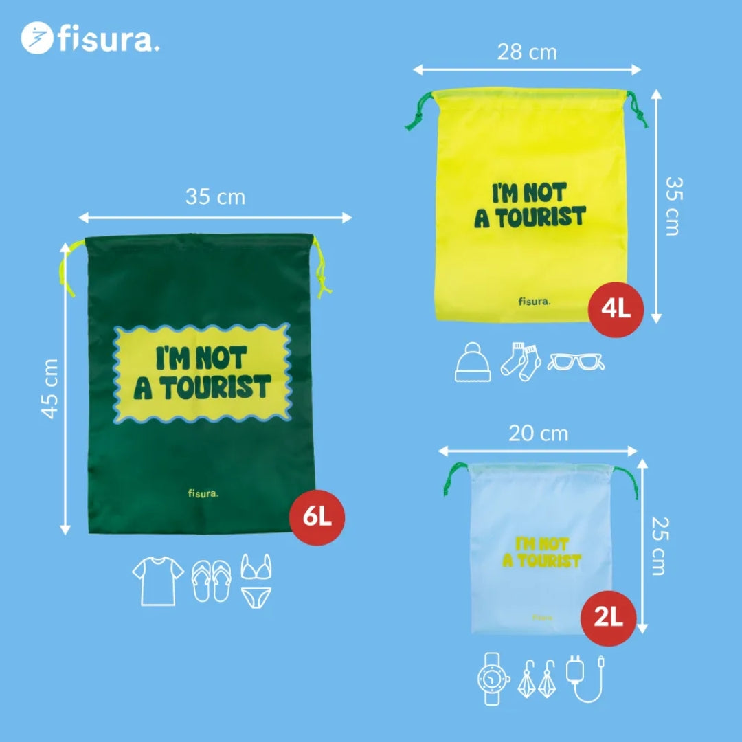 Travel Bags Set | I'm Not A Tourist