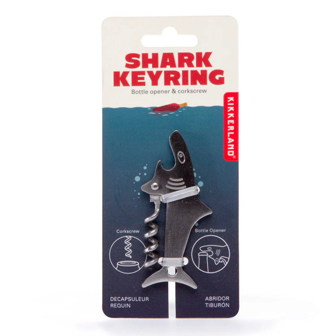 Shark Bottle Opener Keyring