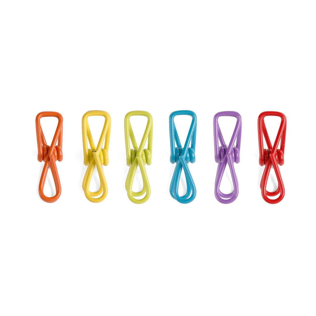 Bag Clips Set of 6 | Multi