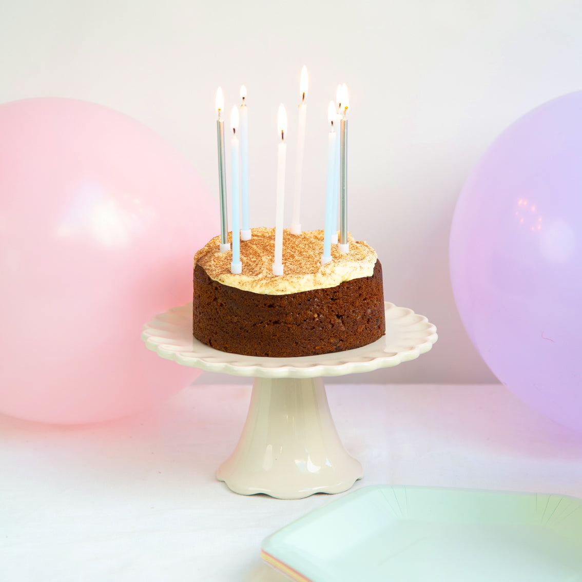 Blue Candles Pack of 16