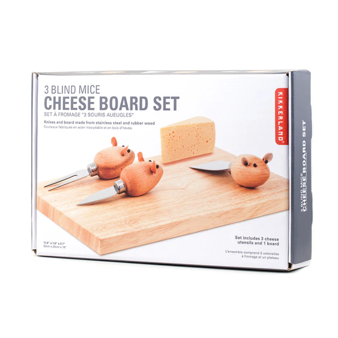 3 Blind Mice Cheesboard Set