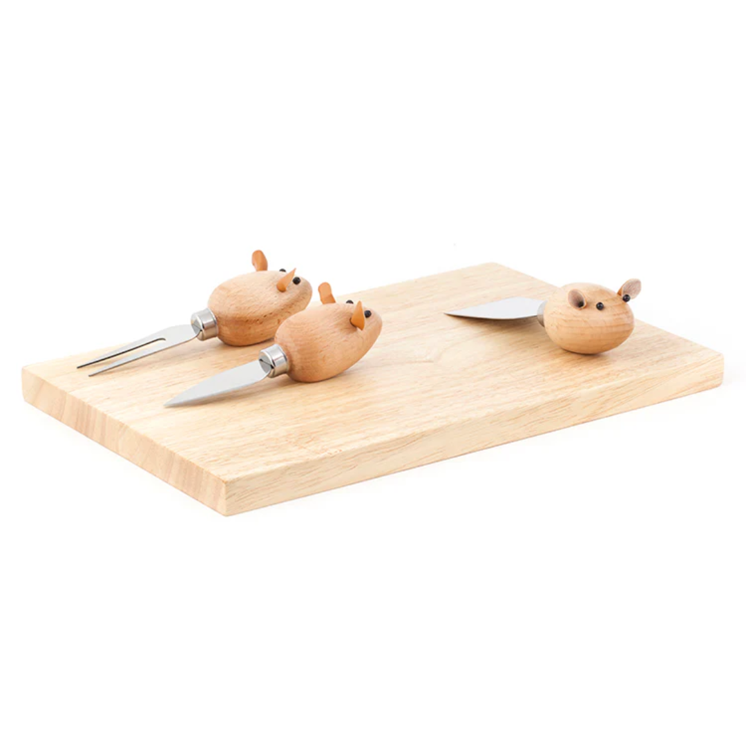 3 Blind Mice Cheesboard Set