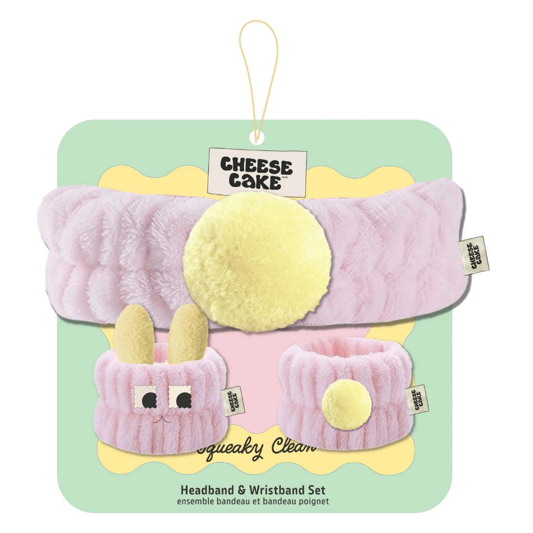 3pc Headband & Wristband Set | Bunny