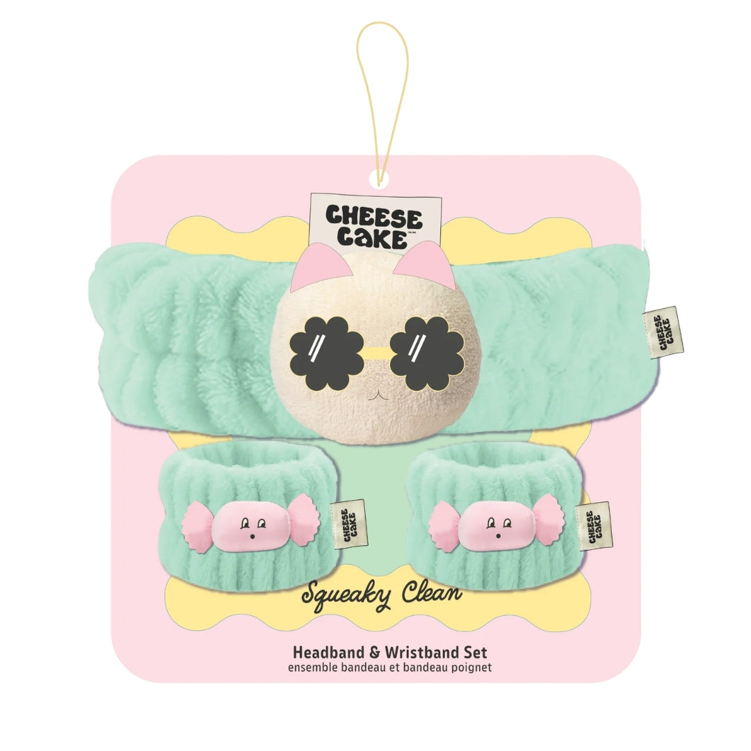 3pc Headband & Wristband Set | Cat