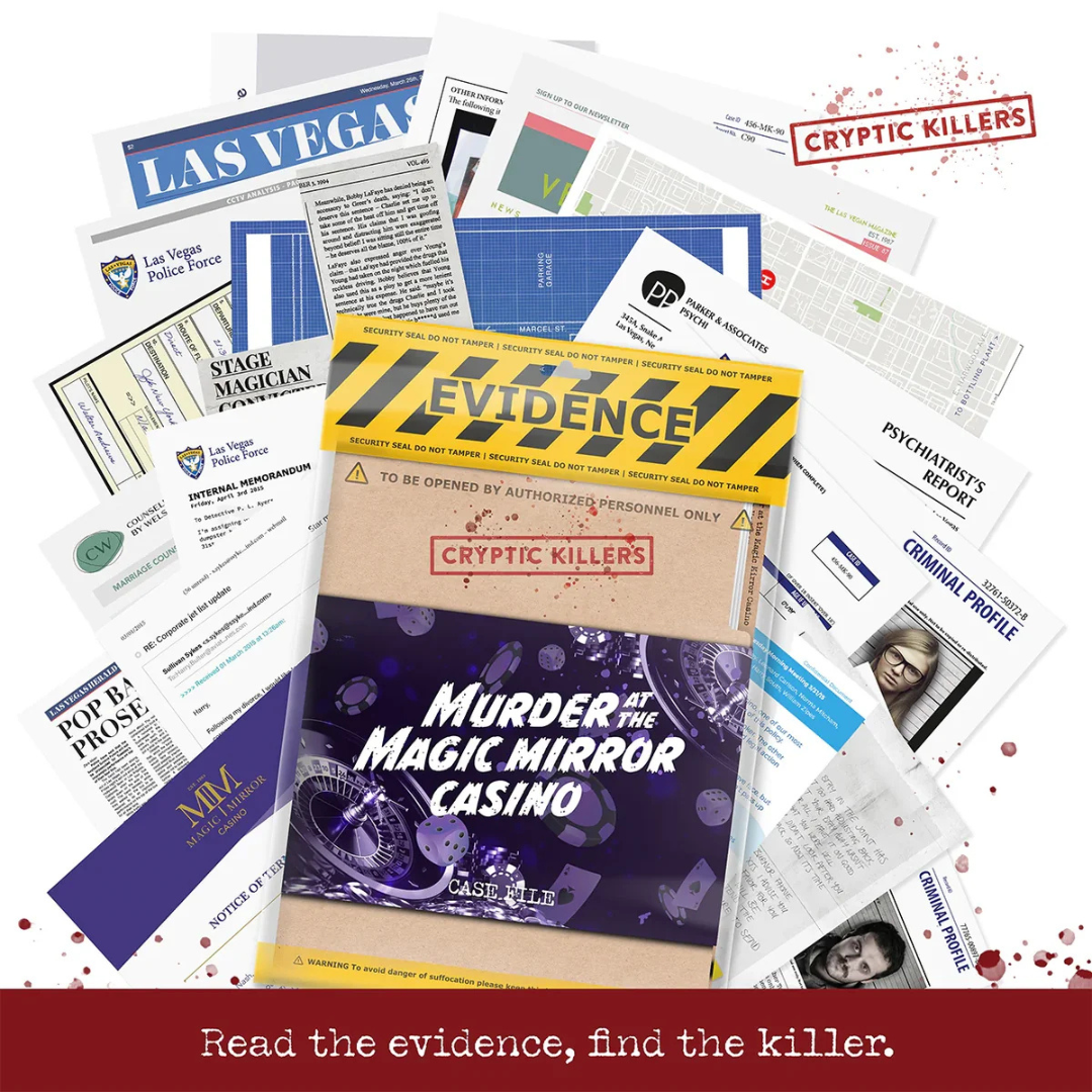 Cryptic Killers | Murder At The Magic Mirror Casino