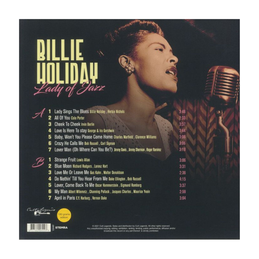 LP Record | Billie Holiday Lady Of Jazz