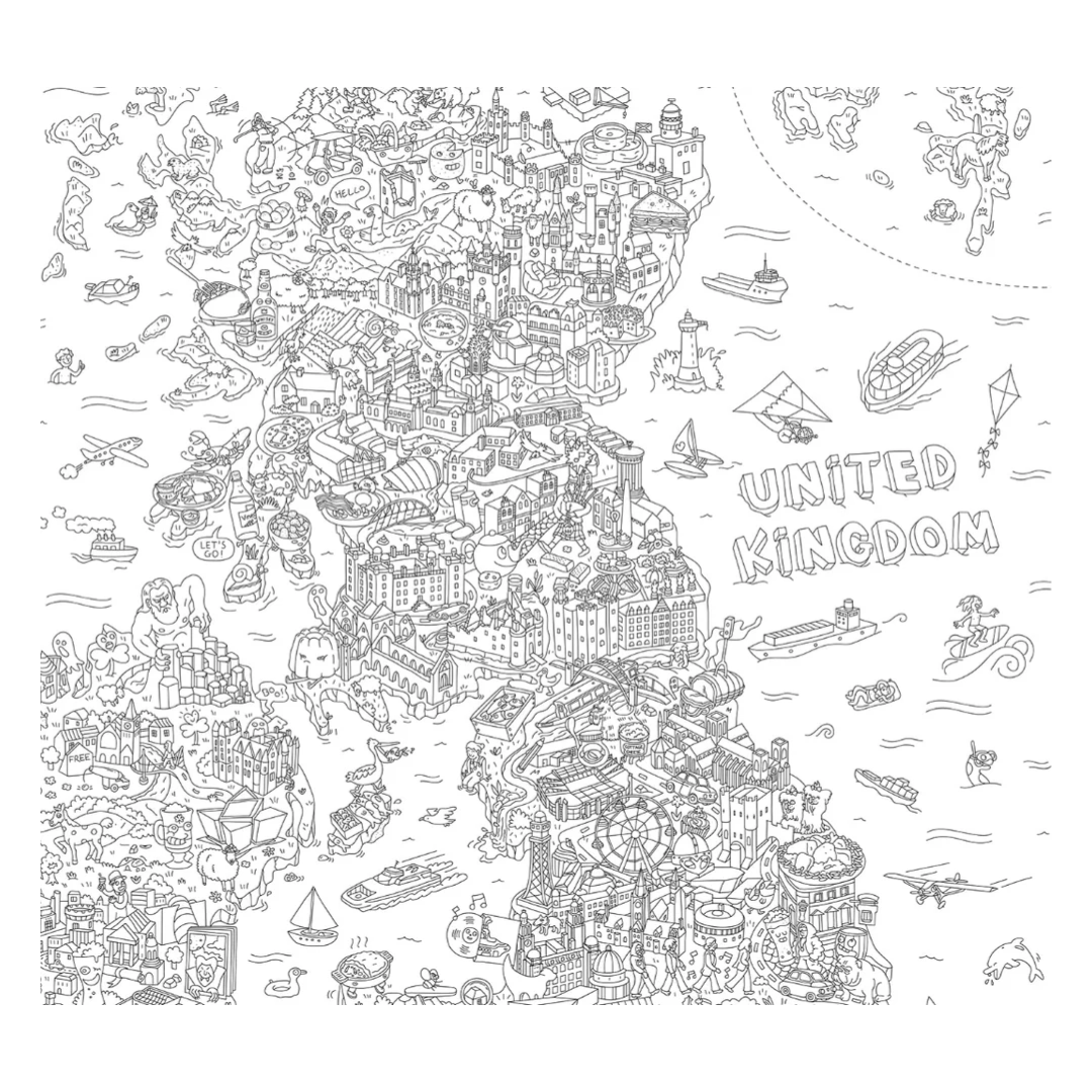 OMY XXL Coloring Poster | UK