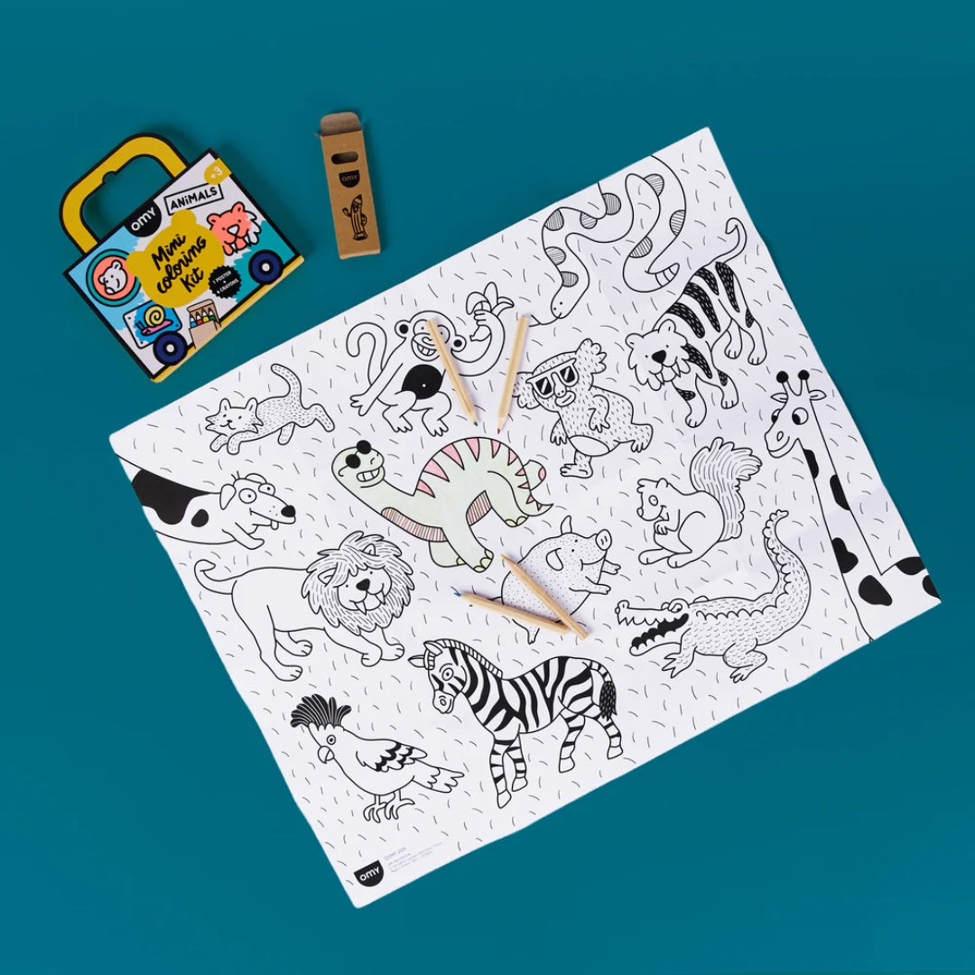 OMY Mini Coloring Kit | Animals
