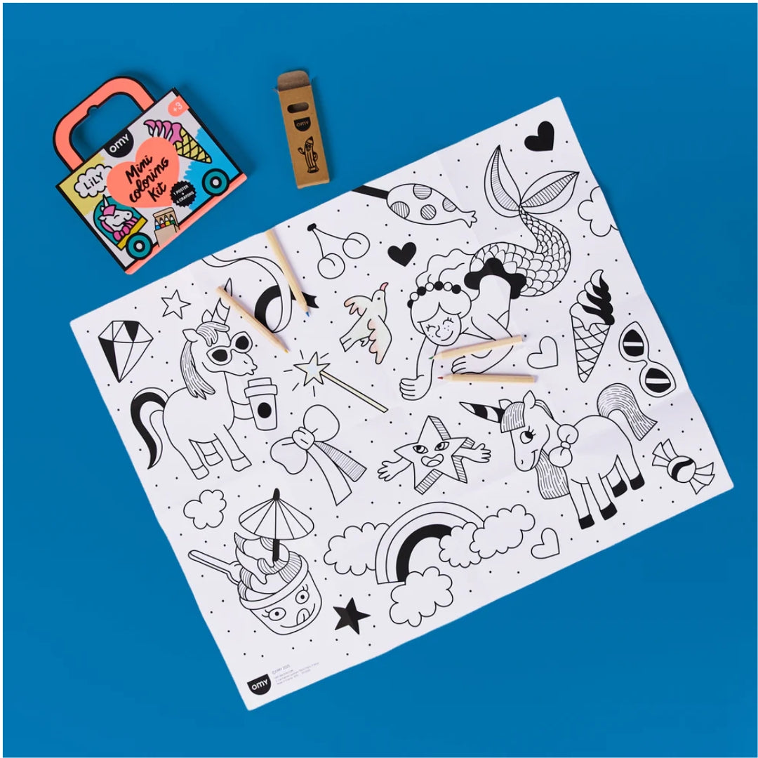 OMY Mini Coloring Kit | Lily