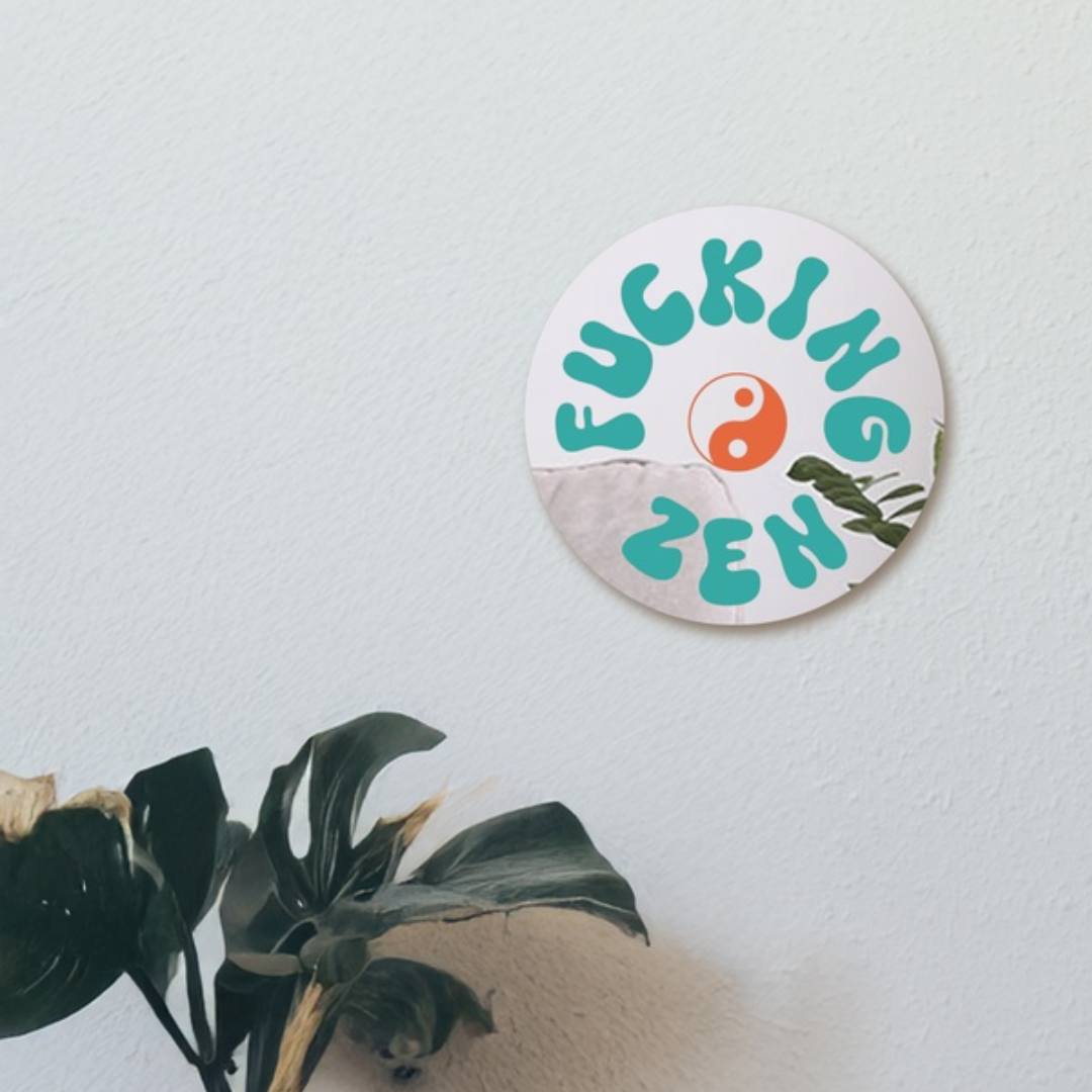 Printed Mirror | Fucking Zen