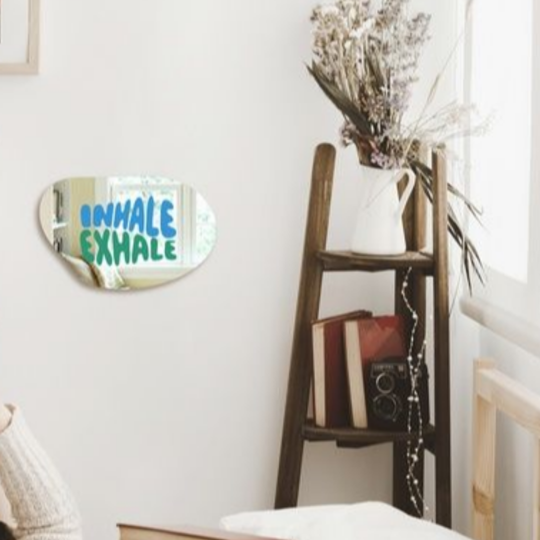 Printed Mirror | Inhale Exhale