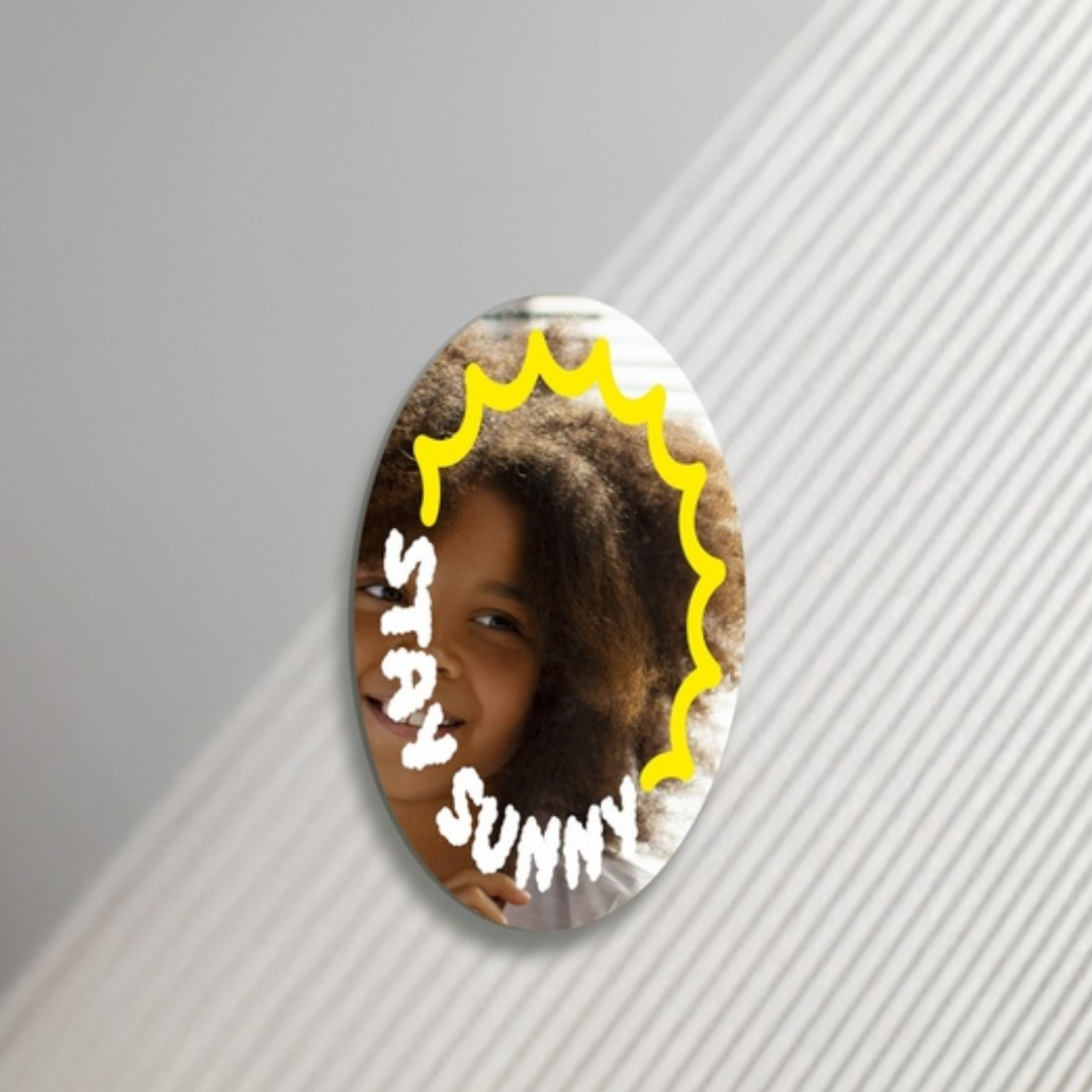Printed Mirror | Stay Sunny