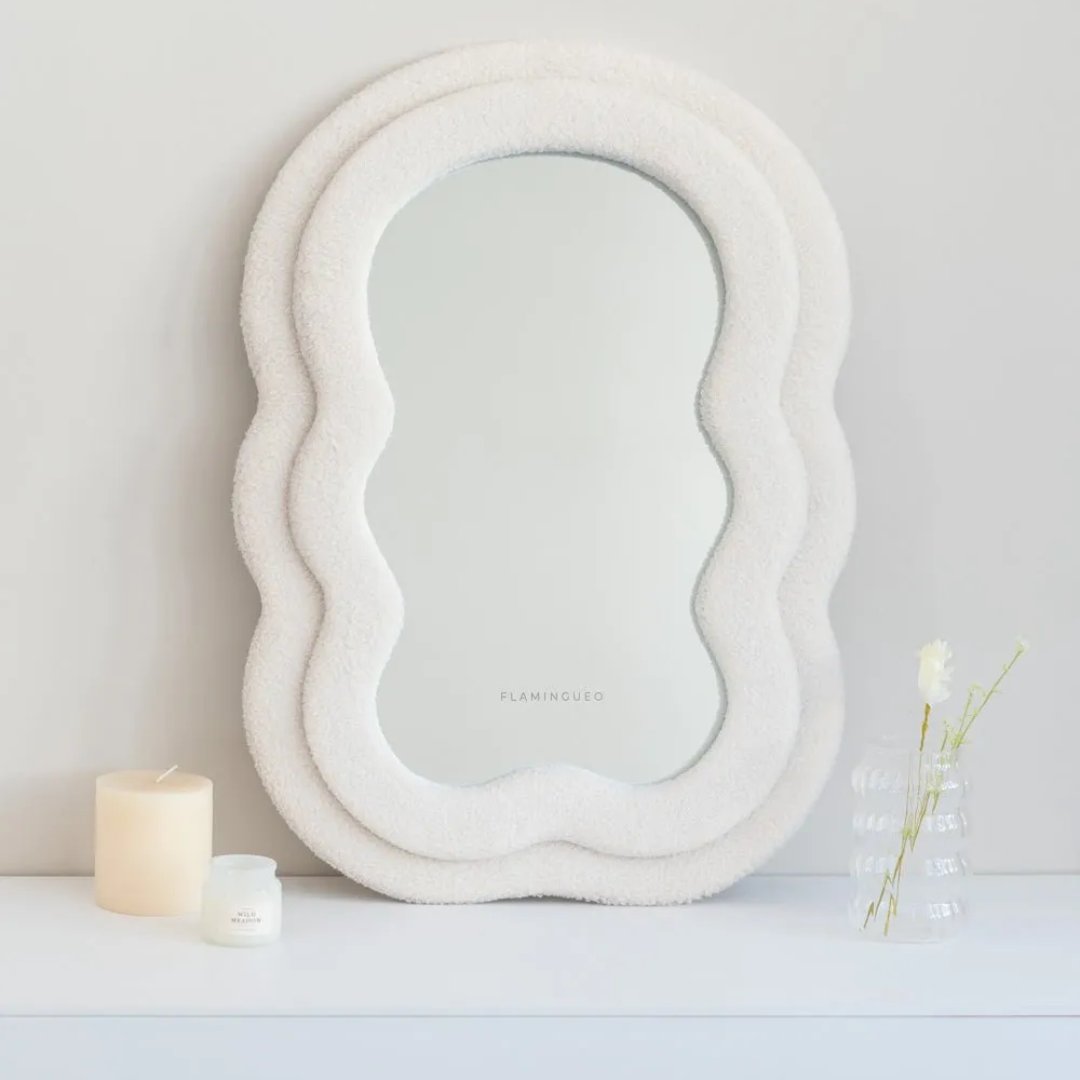 Teddy Vanity Mirror | Beige