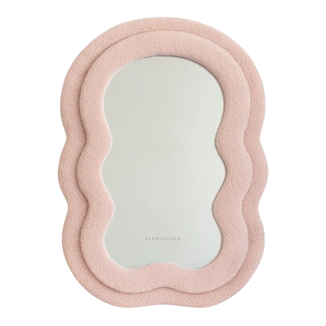 Teddy Vanity Mirror | Pink