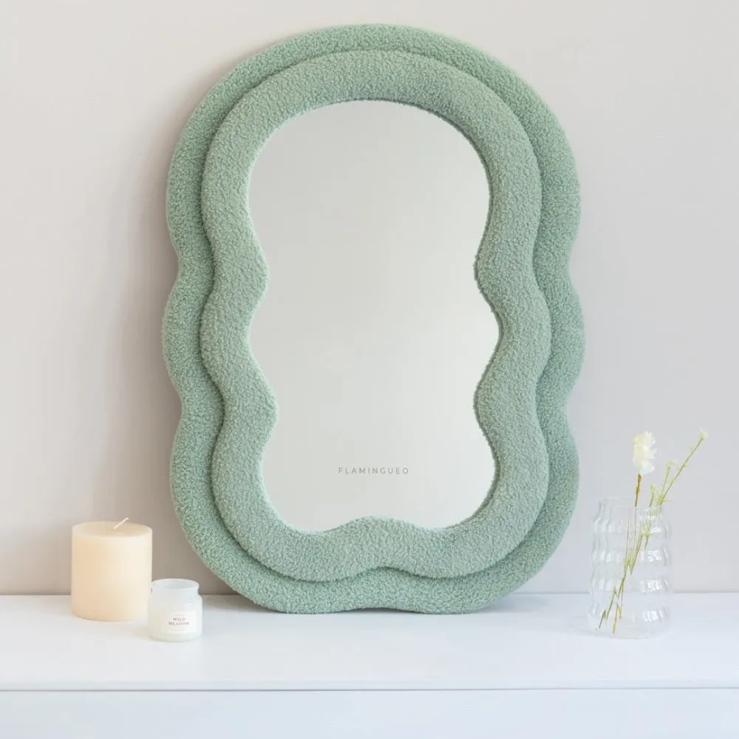 Teddy Vanity Mirror | Green