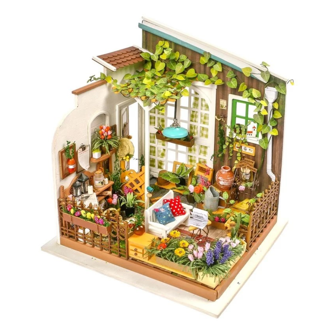 Wooden 3D Puzzle | Miller's Flower House