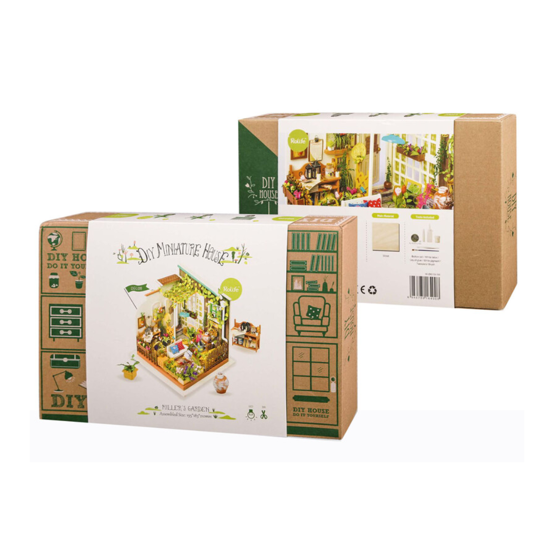 Wooden 3D Puzzle | Miller's Flower House