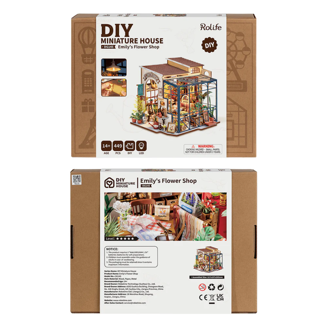 Wooden 3D Puzzle | Emily's Flower Shop