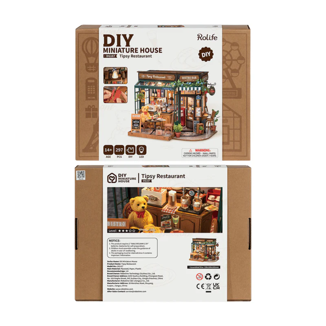 Wooden 3D Puzzle | Tipsy Restaurant