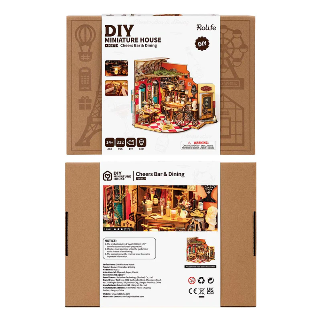 Wooden 3D Puzzle | Cheers Bar & Dining
