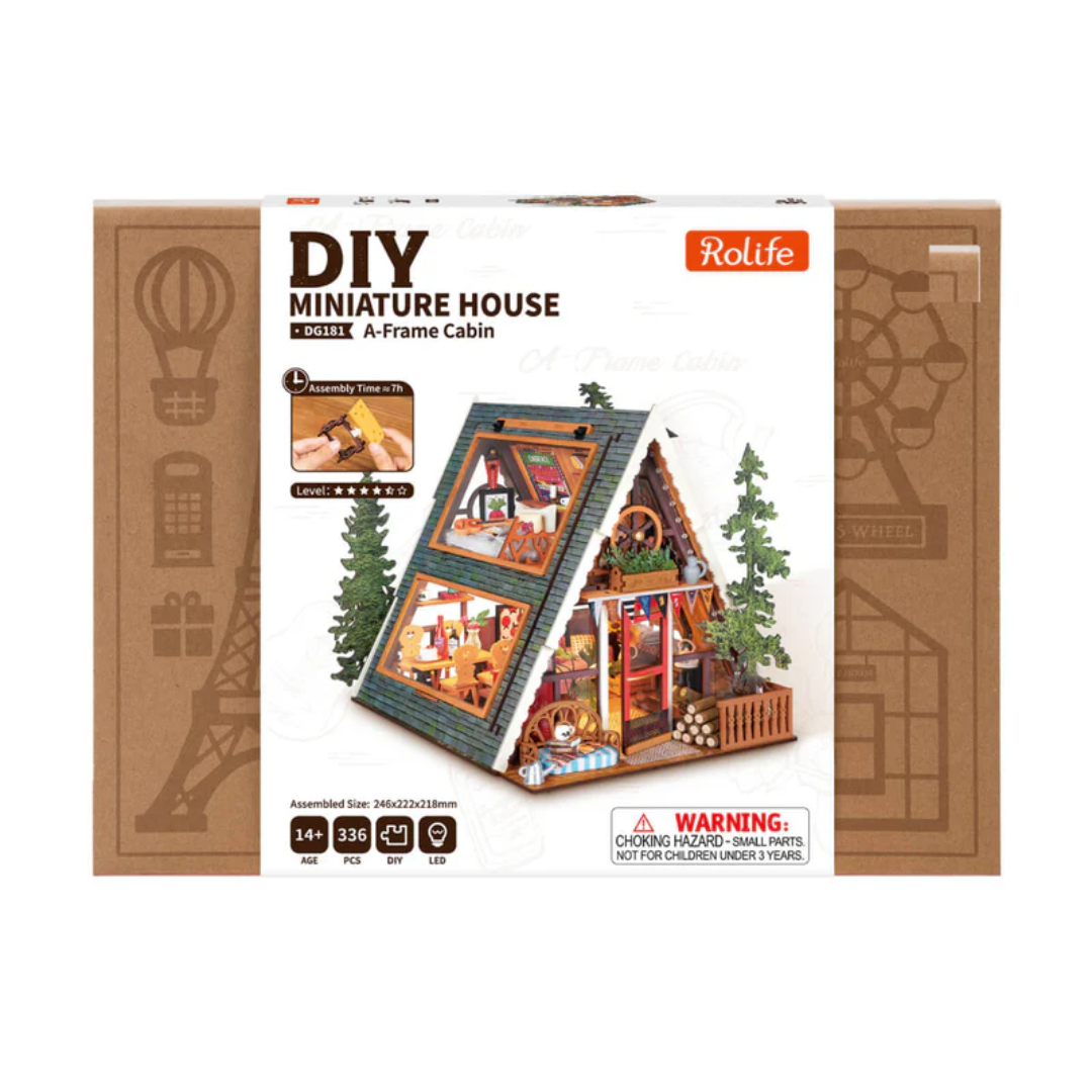 Wooden 3D Puzzle | A-Frame Cabin
