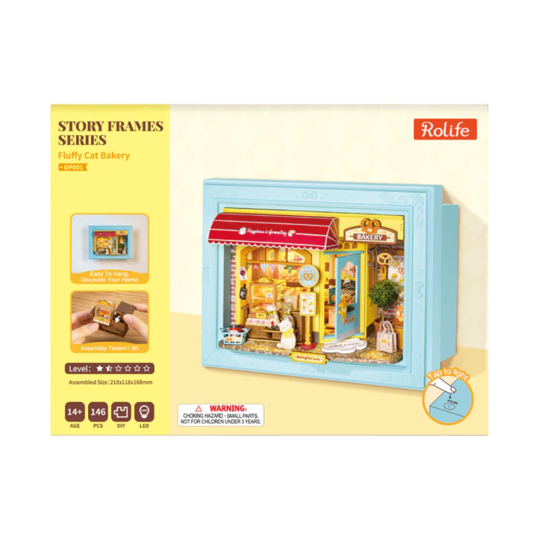 Wooden 3D Puzzle | Fluffy Cat Bakery