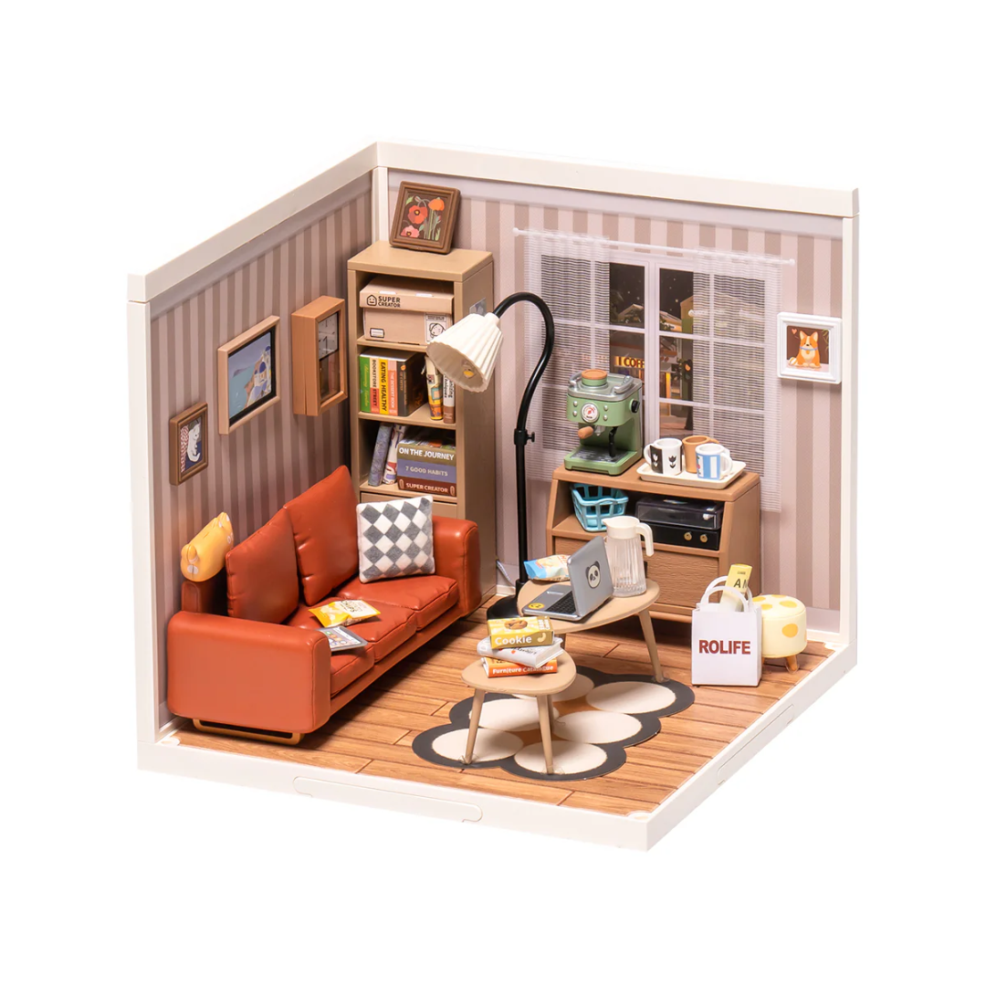 Wooden 3D Puzzle | Cozy Living Lounge