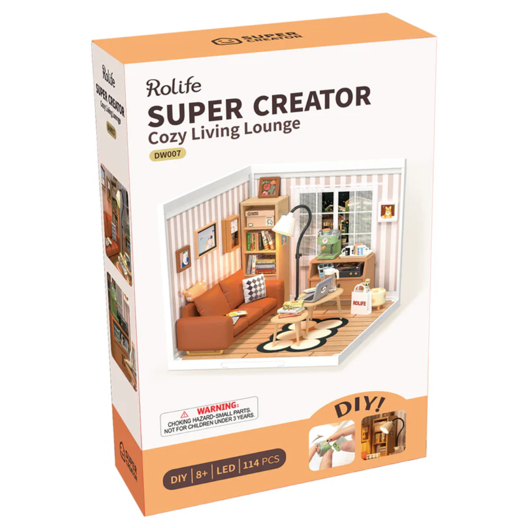 Wooden 3D Puzzle | Cozy Living Lounge