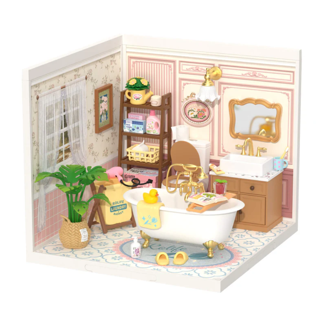 Wooden 3D Puzzle | Pop Bubble Bathroom