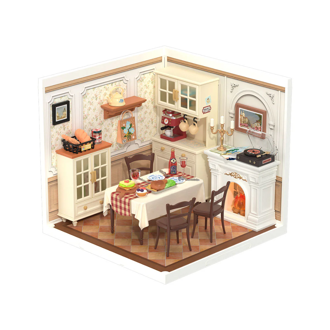 Wooden 3D Puzzle | Warm Dining Room