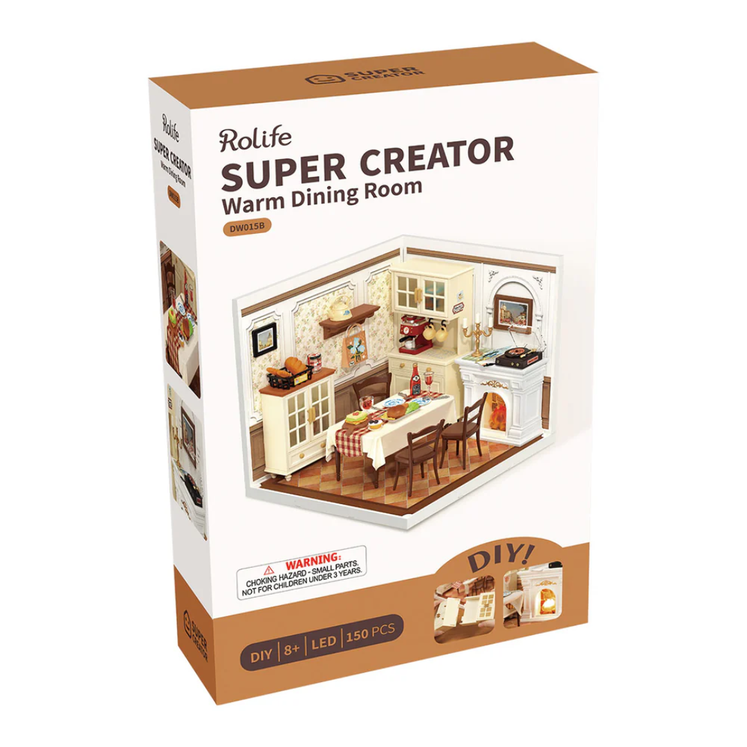 Wooden 3D Puzzle | Warm Dining Room