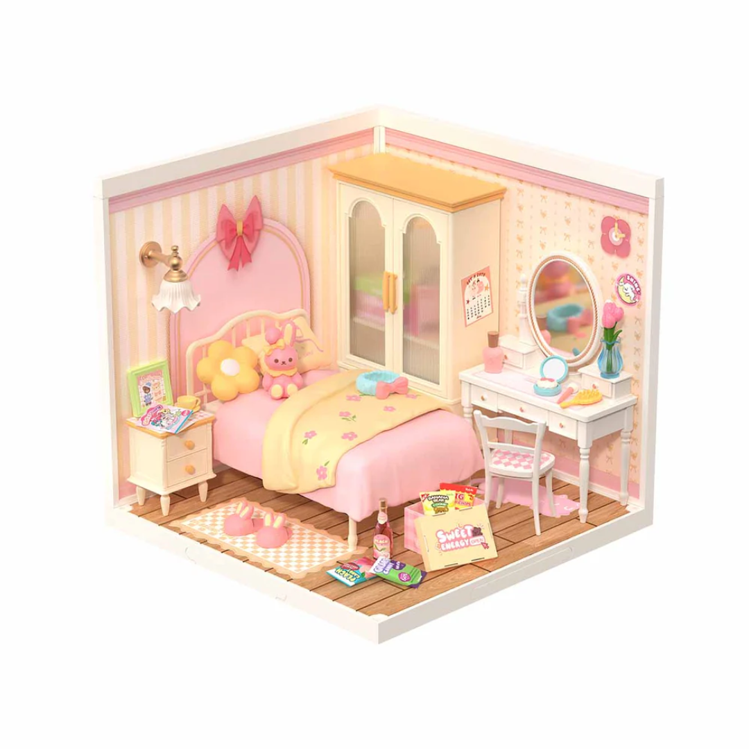Wooden 3D Puzzle | Lovely Pink Bedroom