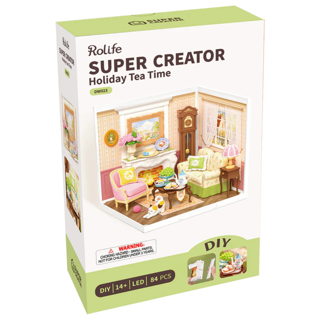 Wooden 3D Puzzle | Holiday Tea Time