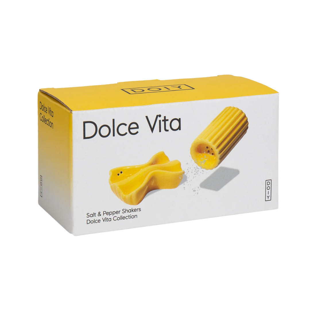 Dolce Vita Farfalle & Macaroni Salt & Pepper