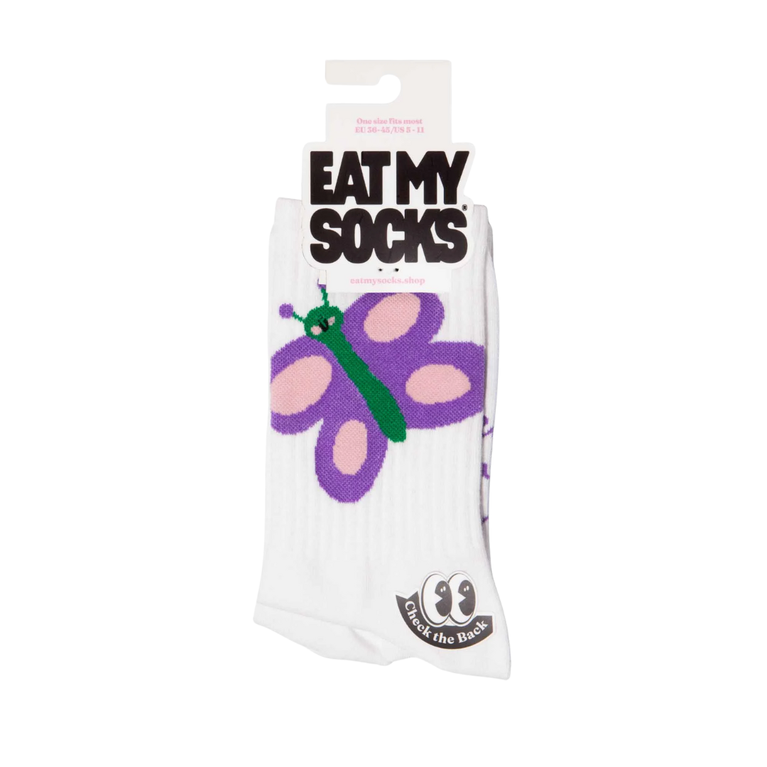 Flat Socks | Butterfly
