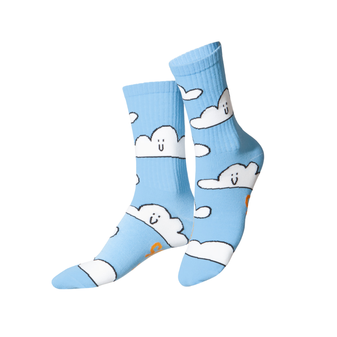 Flat Socks | Cloud