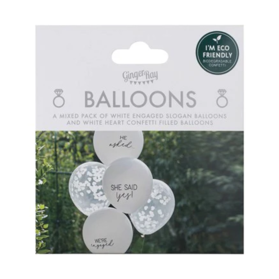 She Said Yes Balloon Bundle