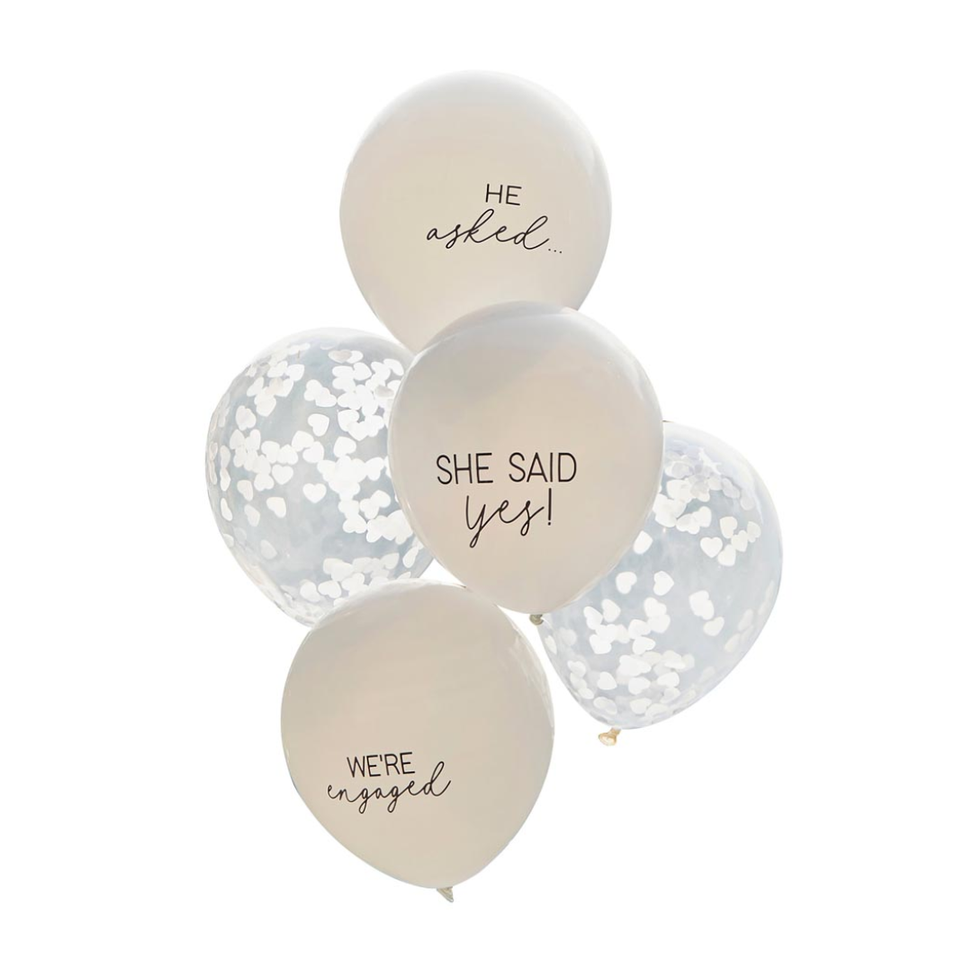 She Said Yes Balloon Bundle