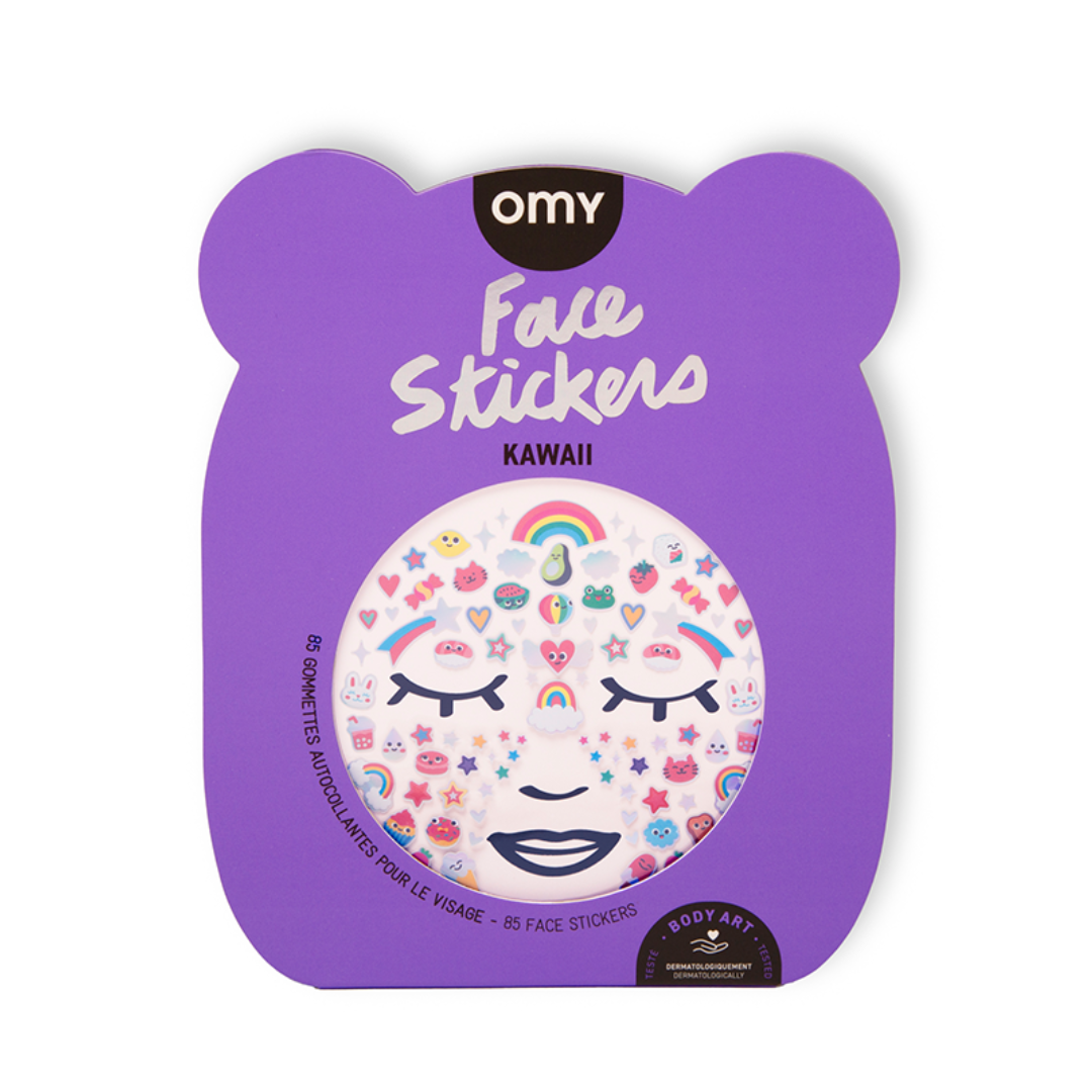 OMY Face Stickers | Kawaii