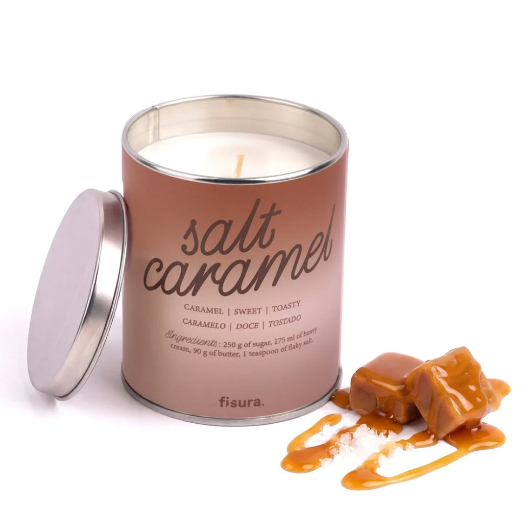 Metal Tin Candle | Salt Caramel