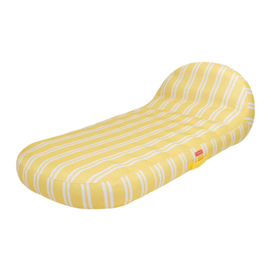 Lounger Float | Yellow Stripes