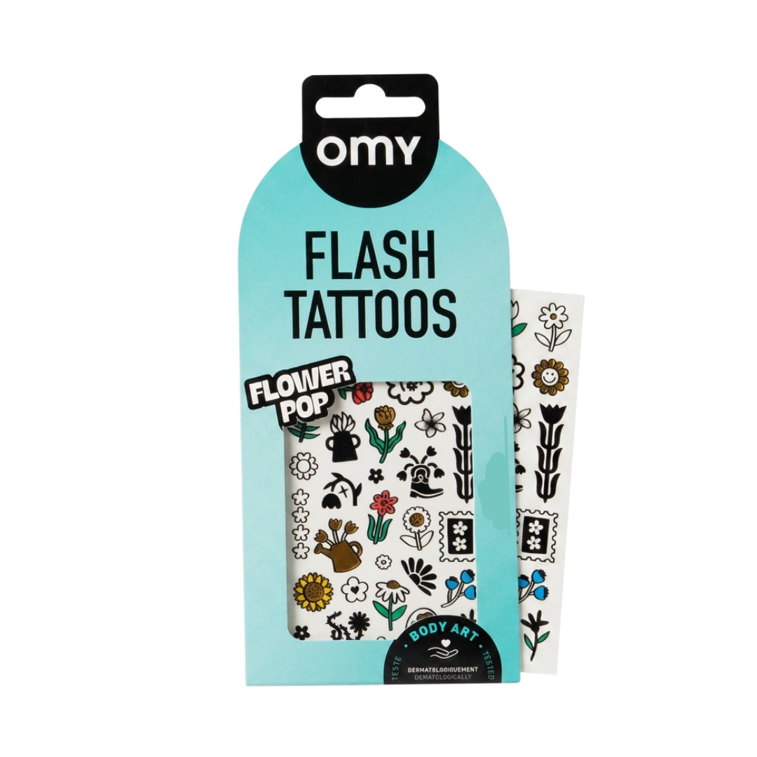 OMY Flash Tattoos | Flower Pop