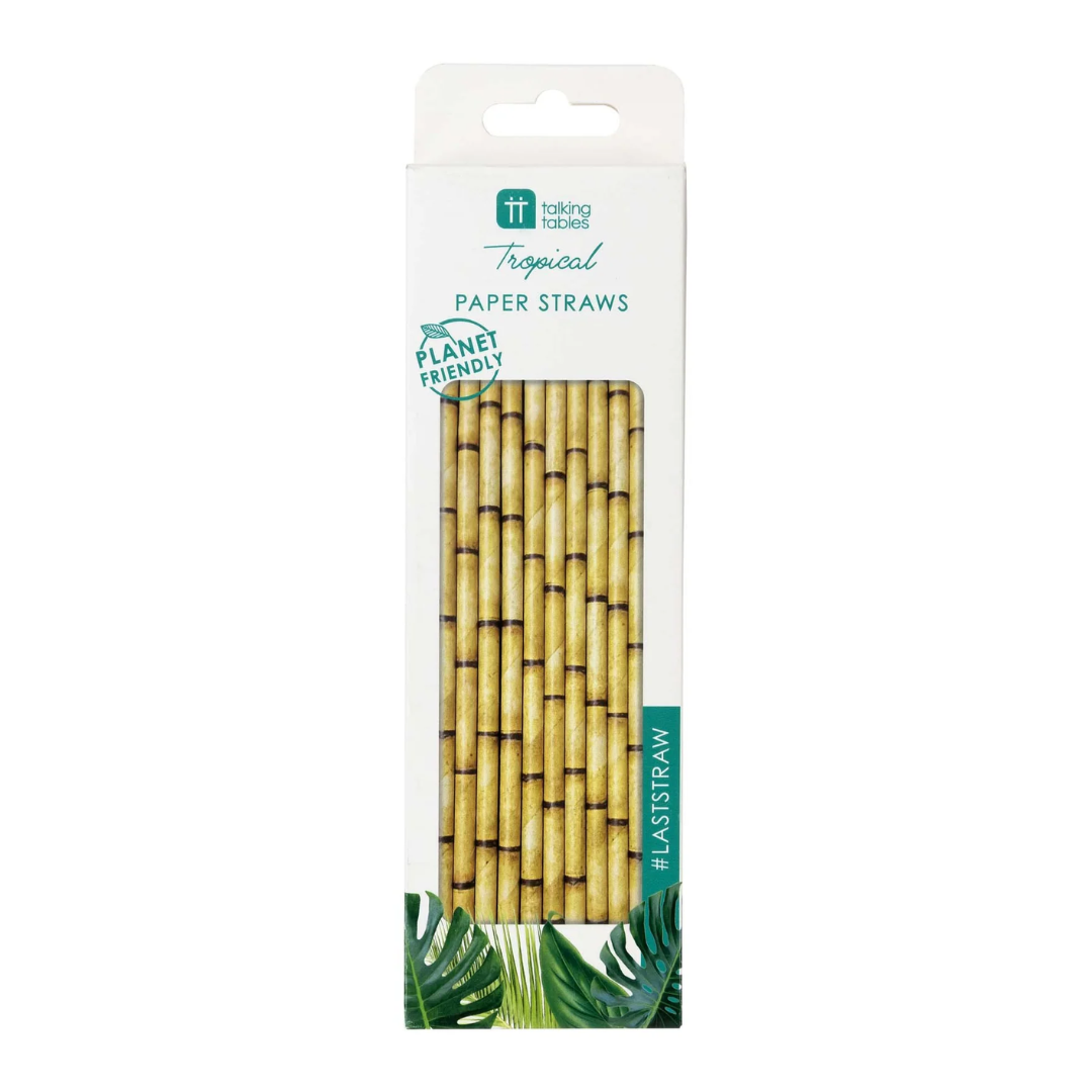 Bamboo Straws 30 Pack